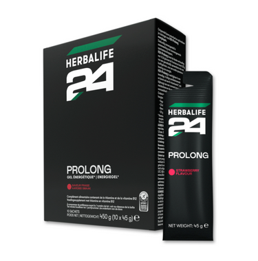 HERBALIFE 24 - Gels énergétiques Prolong H24 Saveur Fraise 10 sachets